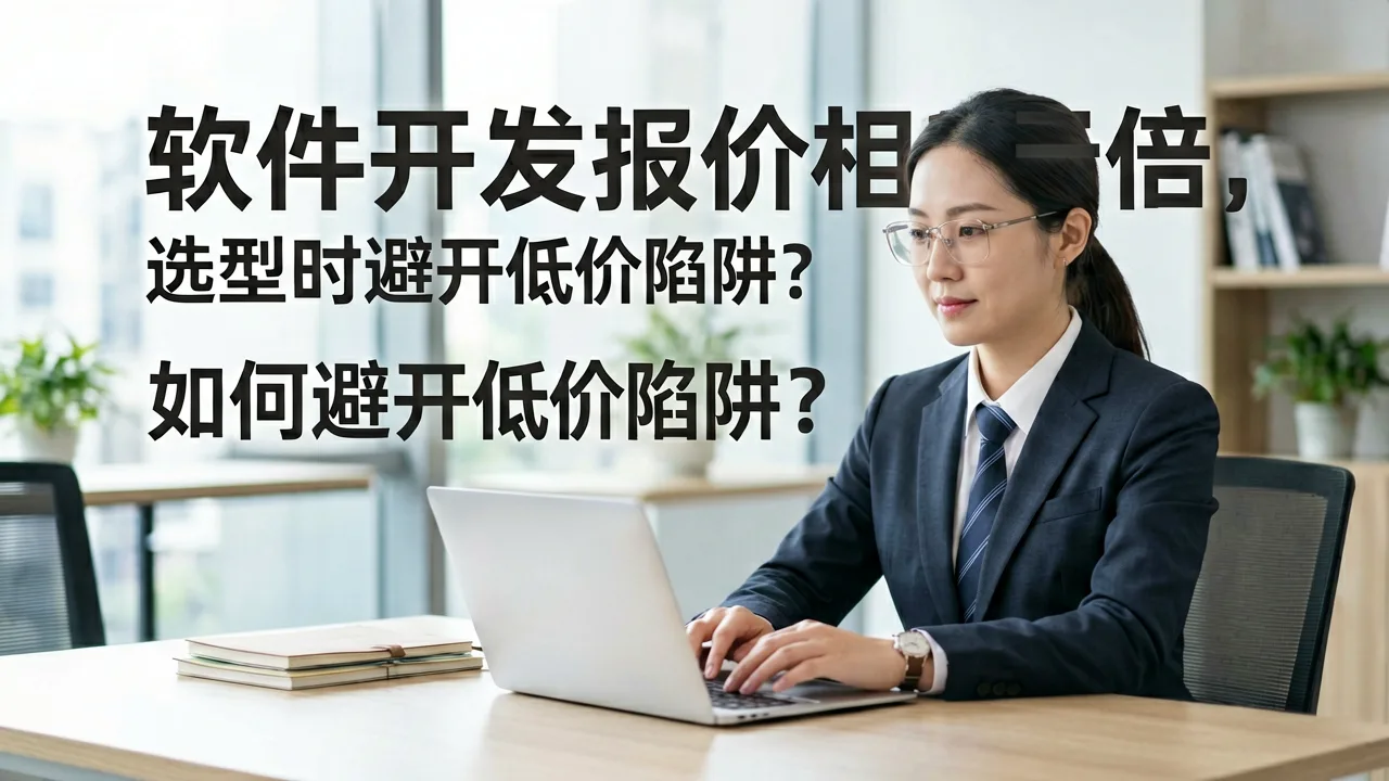 软件开发报价相差三倍，选型时如何避开低价陷阱